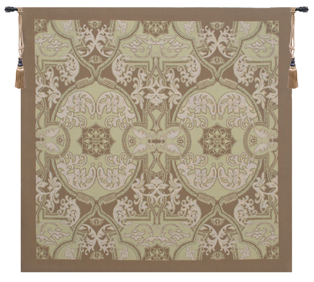 Belgian Medallion Square Belgian Tapestry Wall Art