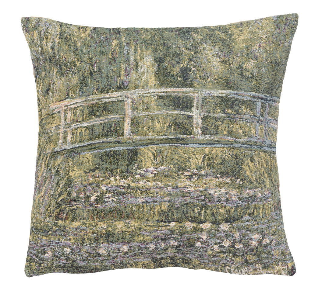 Monet's Bridge at Giverny III European Cushion Covers