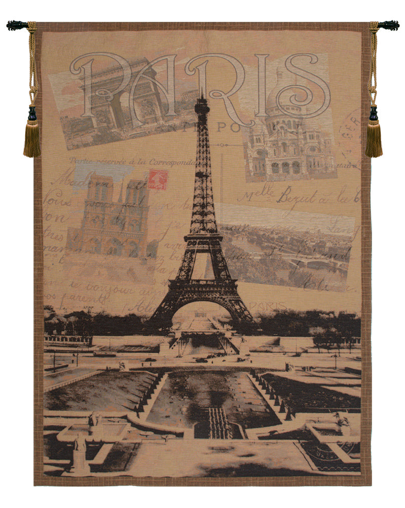 View of Paris French Tapestry