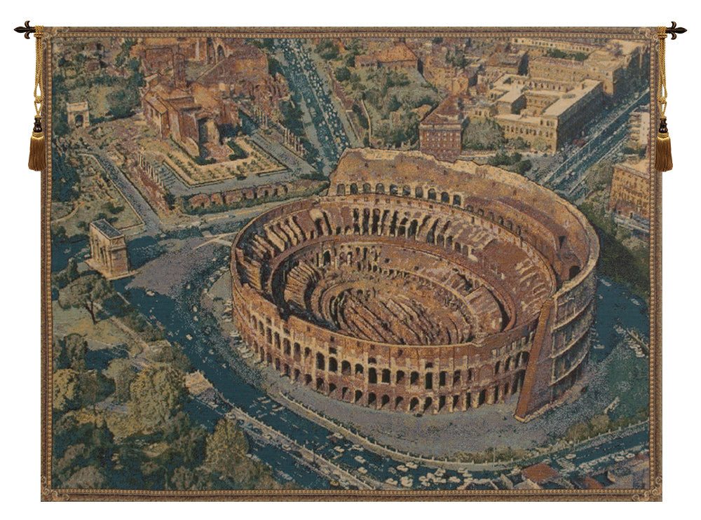 The Coliseum Rome Italian Wall Tapestry