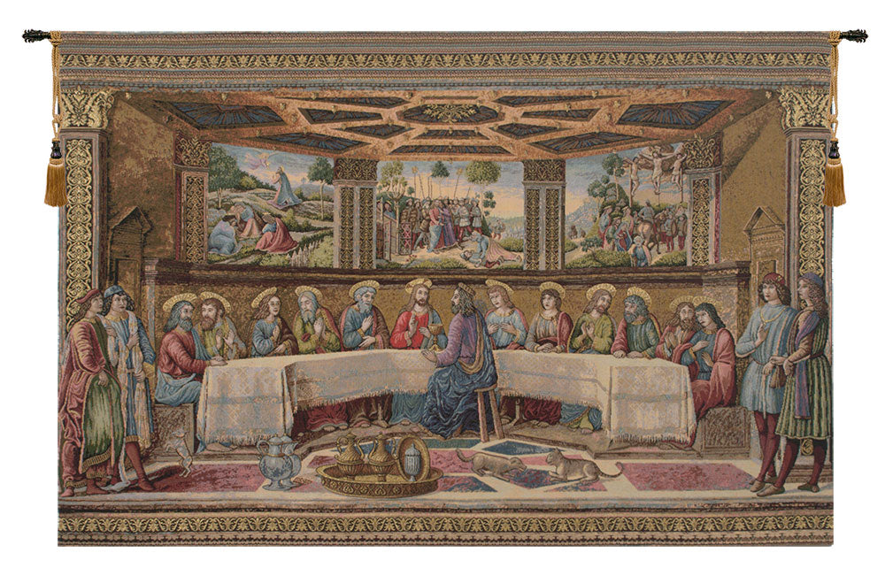 Last Supper by Rosselli Italian Wall Tapestry