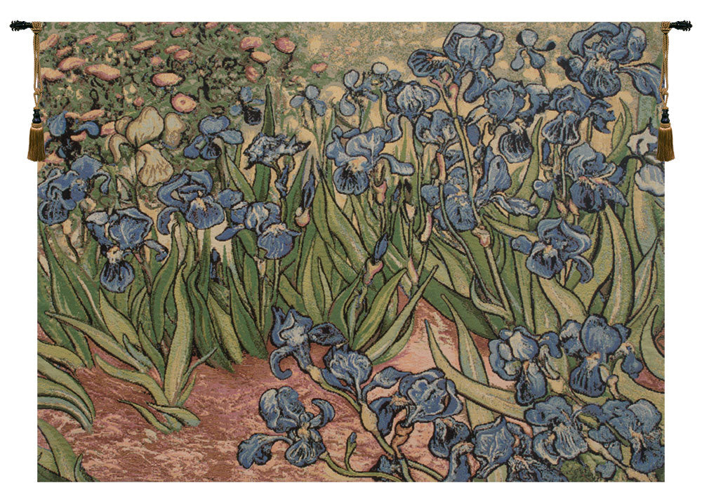 Iris Small by Van Gogh Italian Wall Tapestry