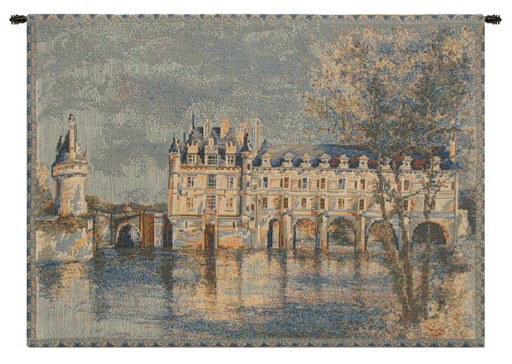 Chenonceau Castle Small European Tapestry