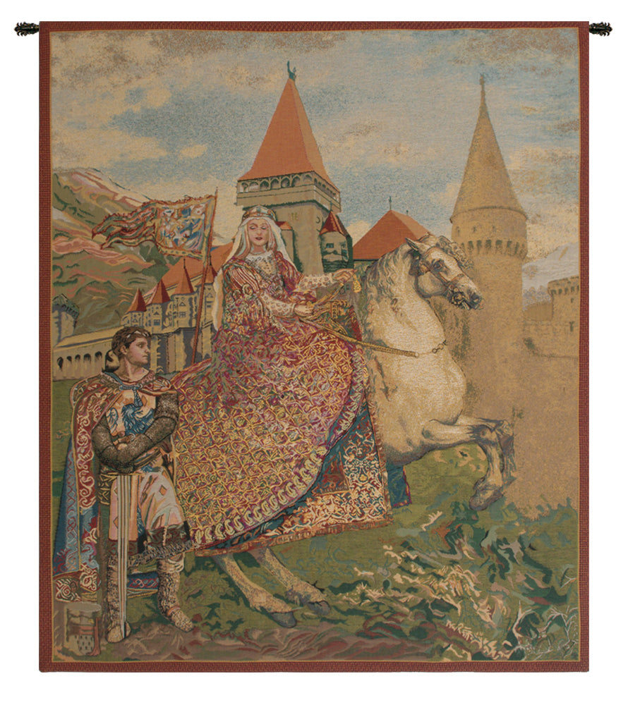 Sir Lancelot and Guinevere Tapestry Wholesale