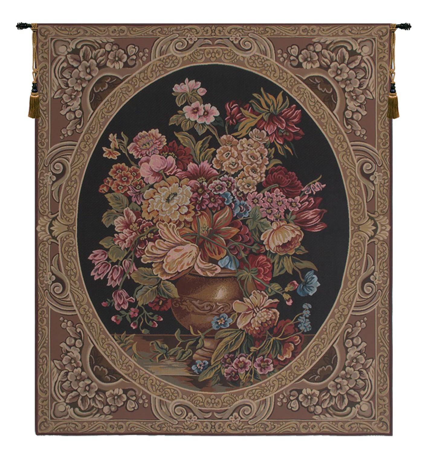 Royal Flowers Tapestry Wall Hanging
