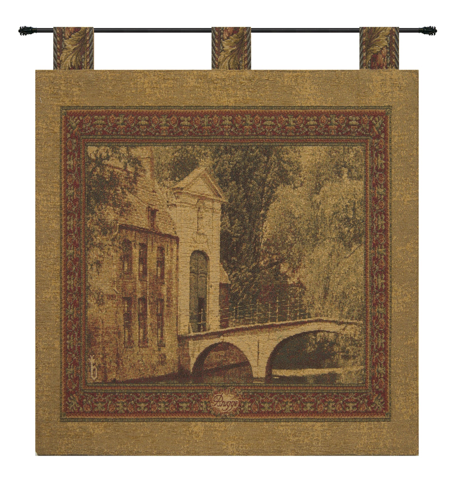 Brugge Small with Loops Belgian Tapestry