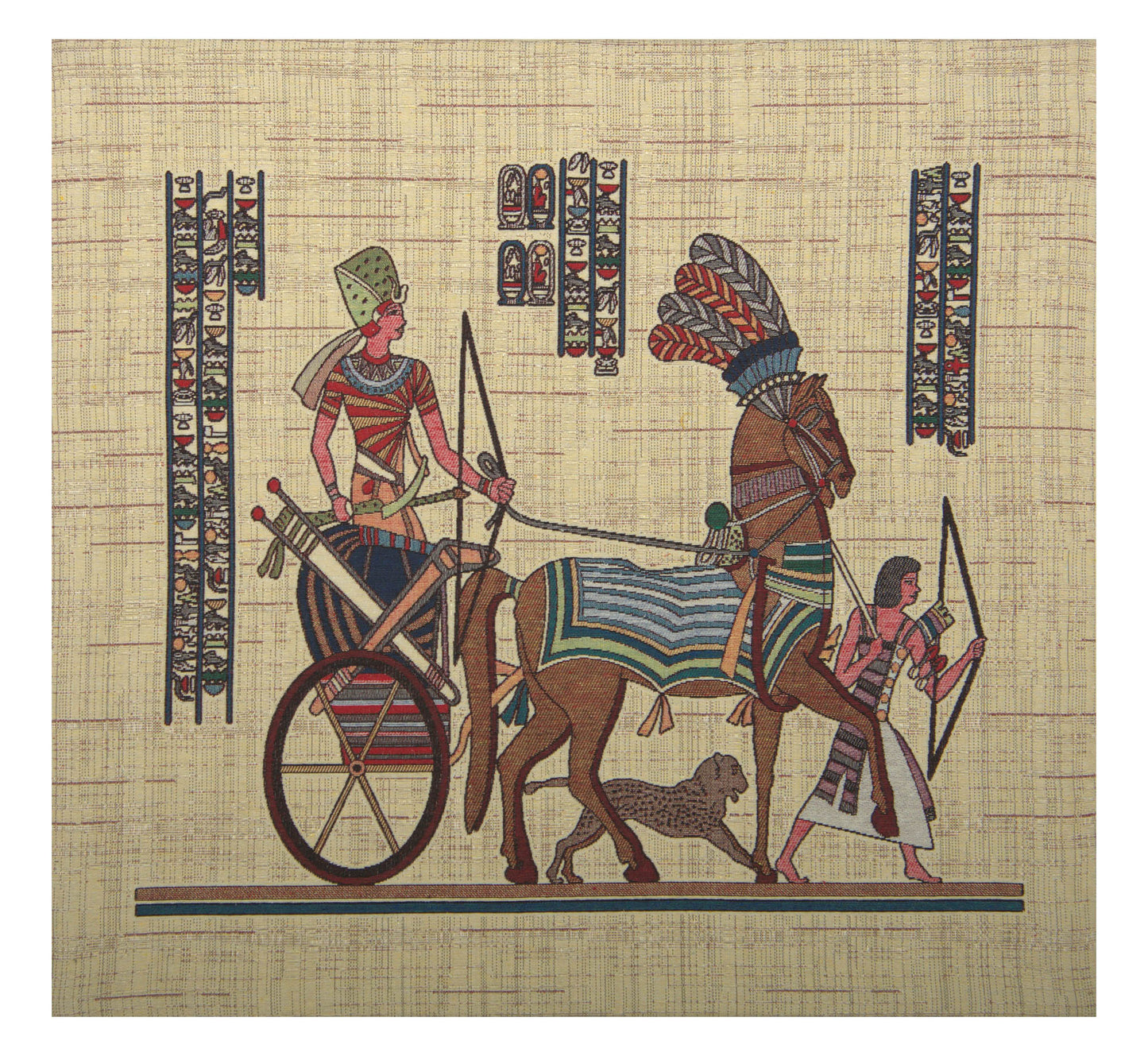 The Off to Battle Stretched Wall Tapestry
