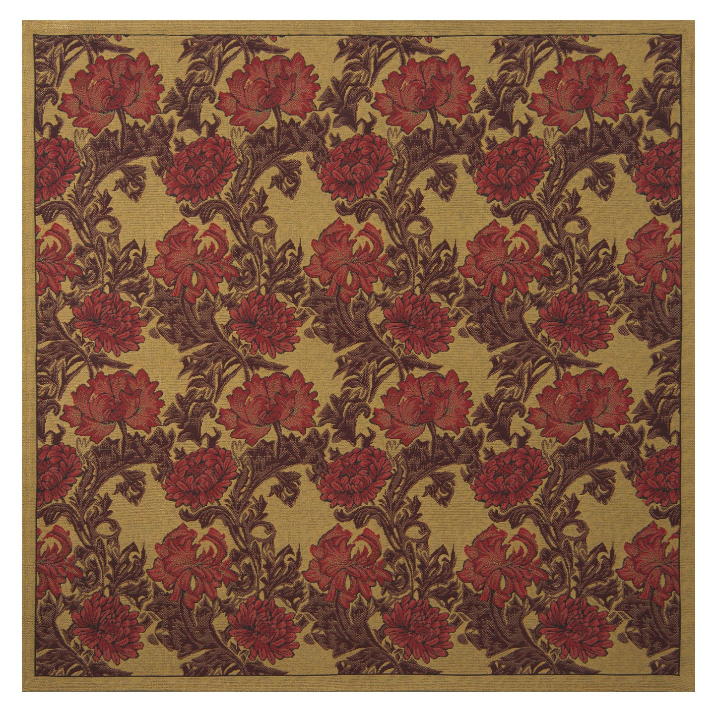 Chrysanthemum Bordo II Afghan Throw Wholesale