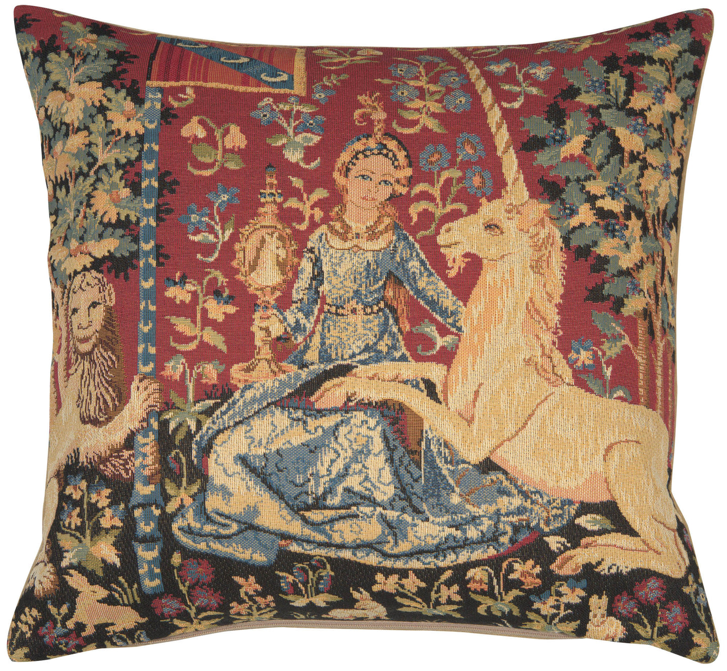 Medieval View Large European Cushion Covers