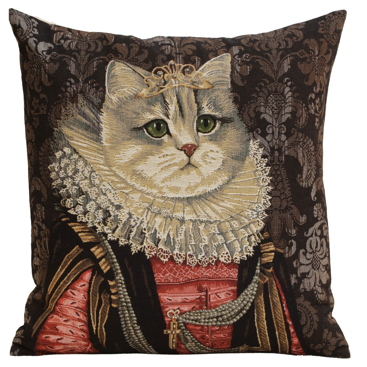 Cat With Crown C European Cushion Covers