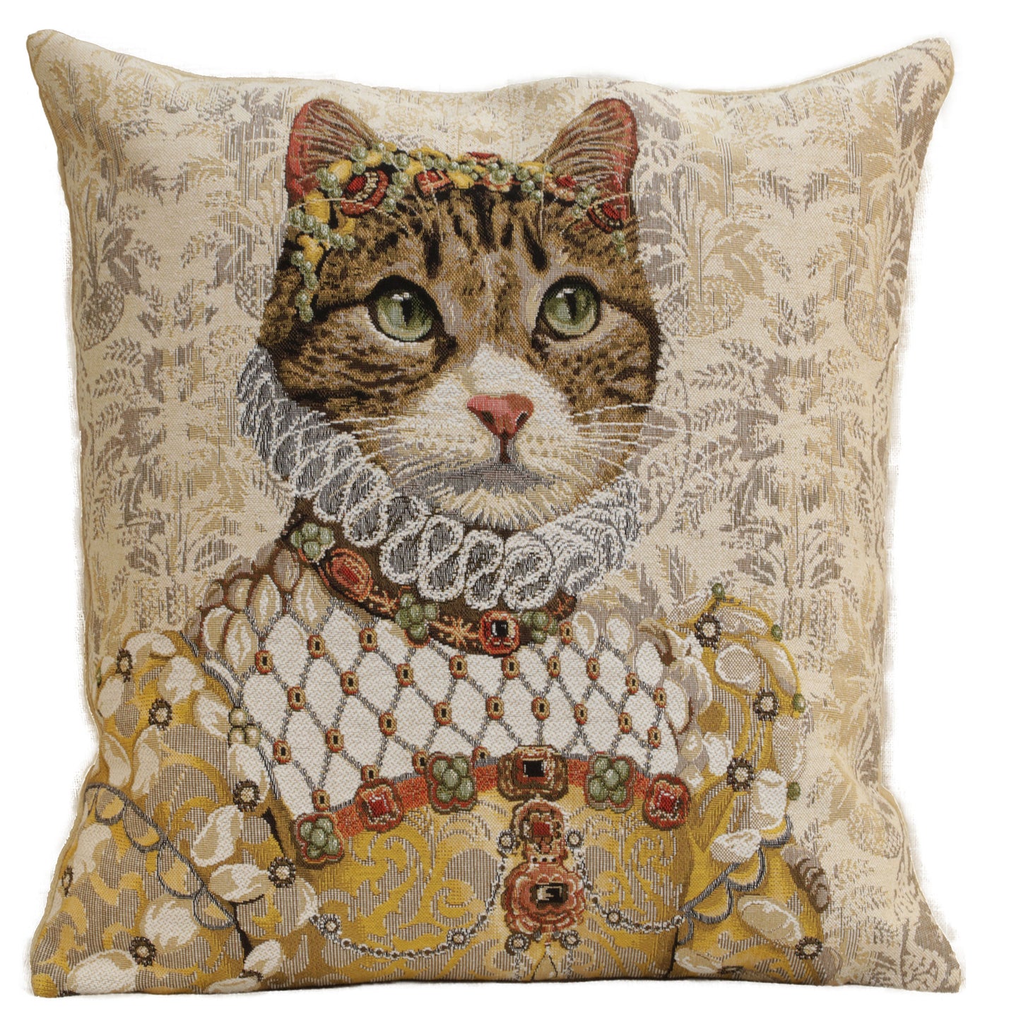 Grey Cat Sisi Light European Cushion Covers