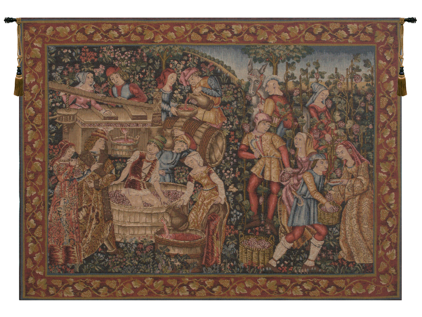 Grandes Vendanges French Tapestry
