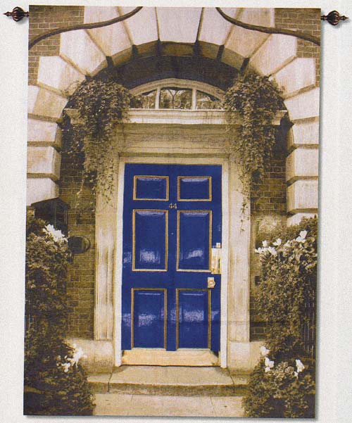 Blue Door Fine Art Tapestry