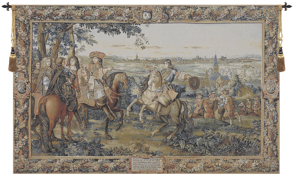 Louis XIV Belgian Tapestry Wall Art