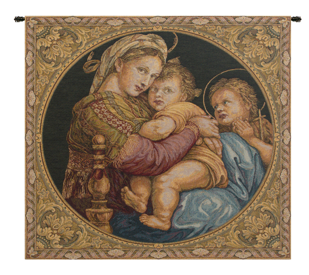 Madonna Della Seggiola Italian Wall Tapestry