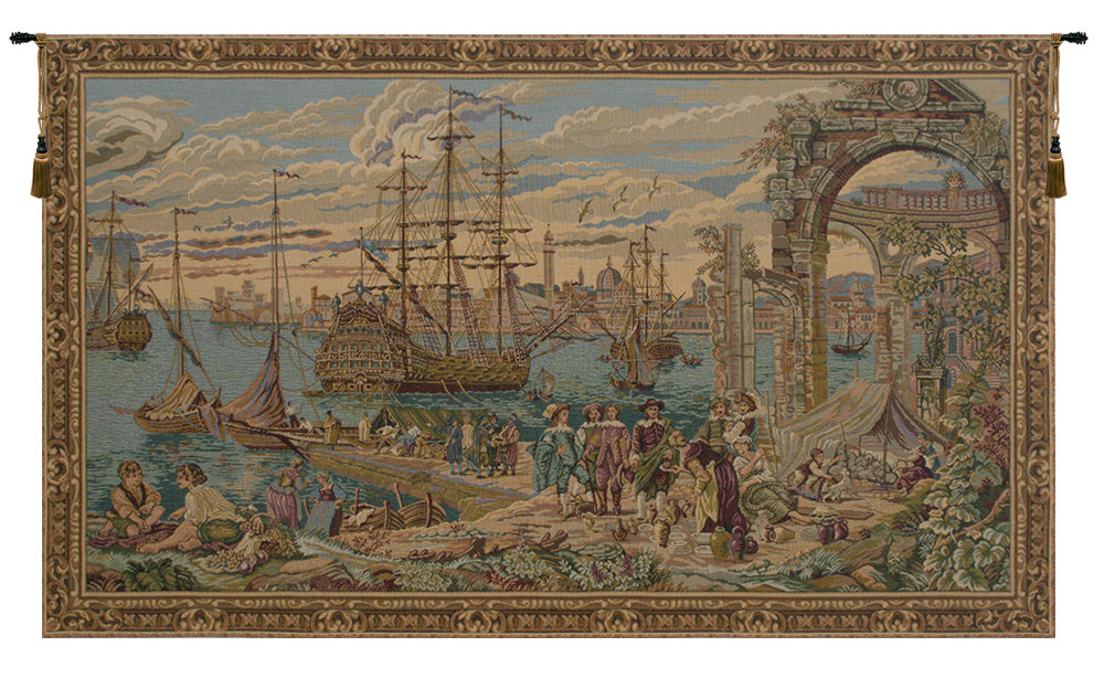 The Harbour Italian Wall Tapestry