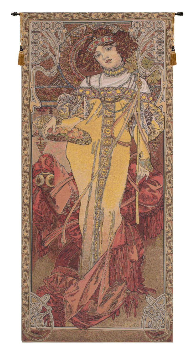 Mucha Autumn European Tapestry