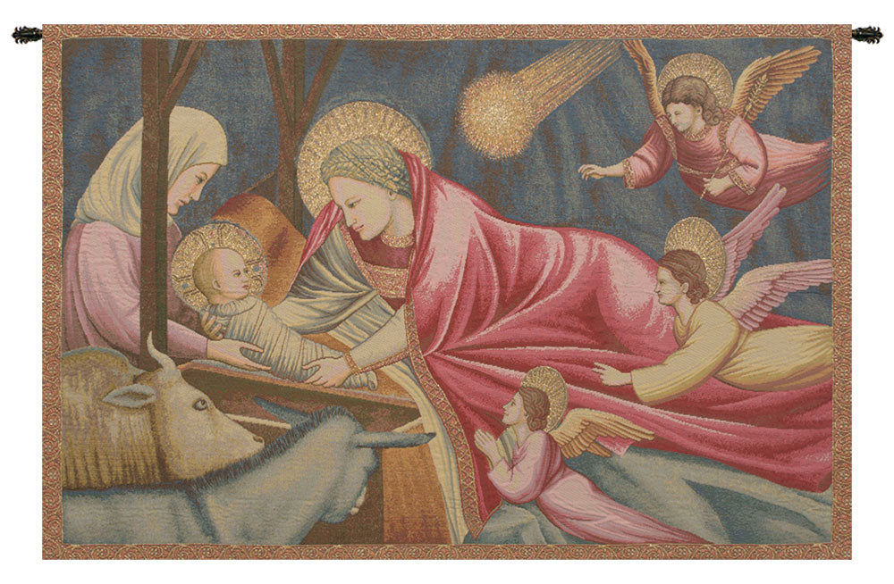 Nativity Giotto Italian Wall Tapestry
