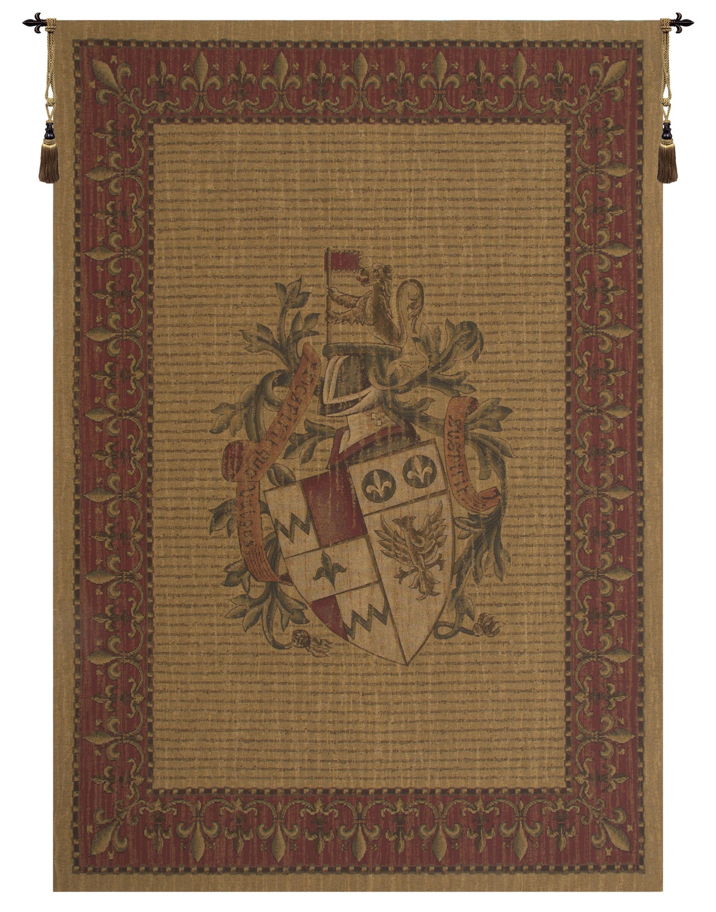 Unicorn Crest Belgian Tapestry