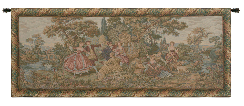 Scenes Galantes Italian Wall Tapestry