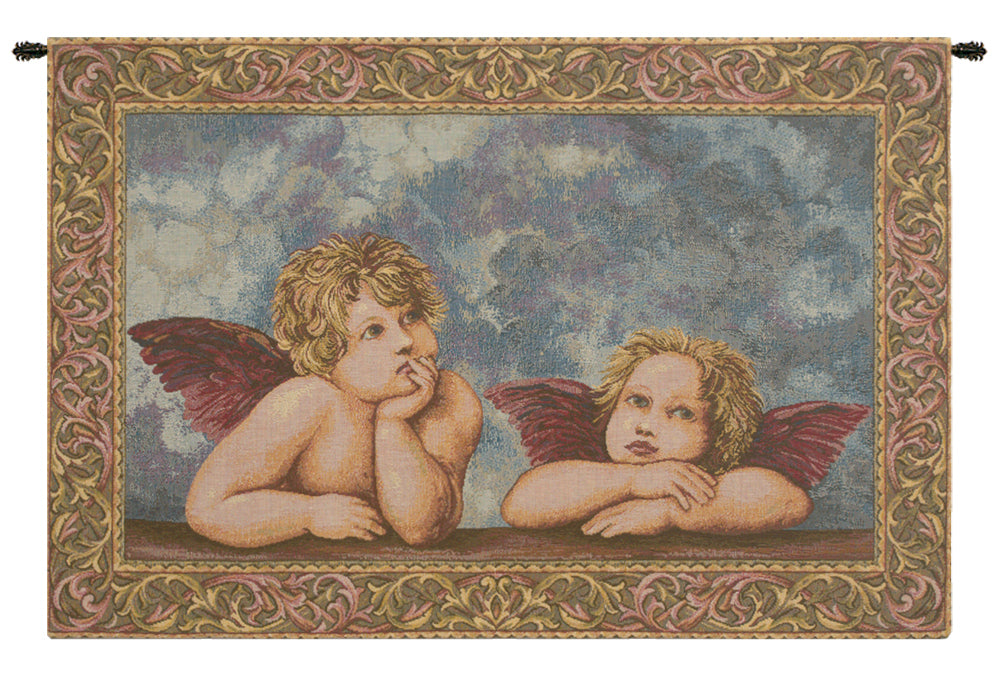 Raffaello's Angels Italian Wall Tapestry