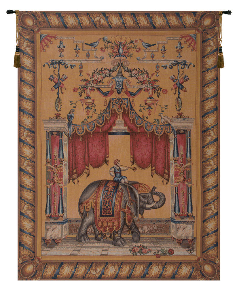 Grotesque Elephant French Tapestry