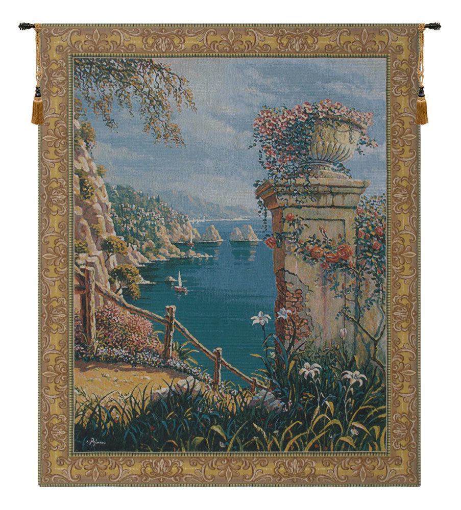 Capri Vista Belgian Tapestry Wall Art