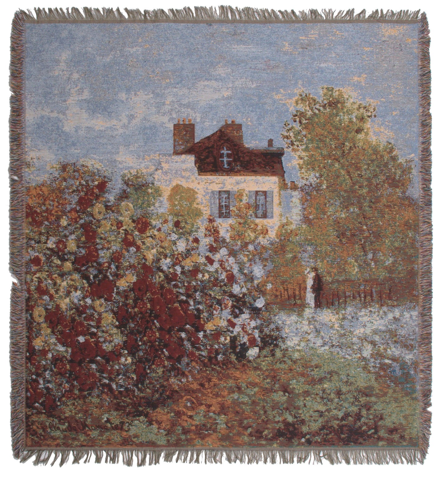 Monet's Maison European Throw