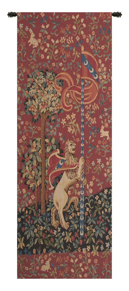 Portiere Medieval Lion European Tapestry