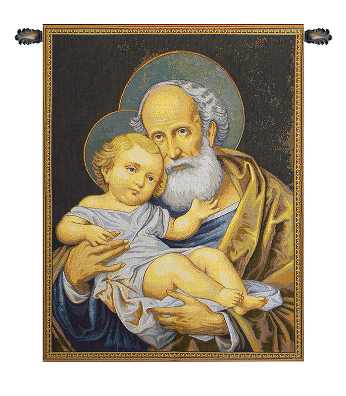 San Giuseppe St. Joseph Italian Wall Tapestry
