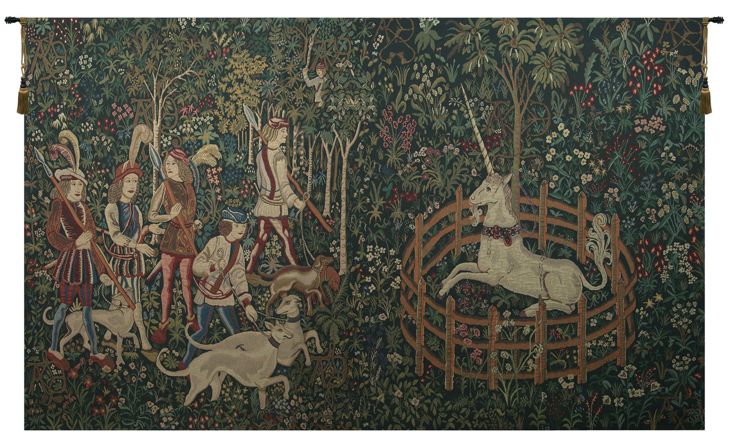 Unicorn Captive and Unicorn Hunt Tapestry Wholesale