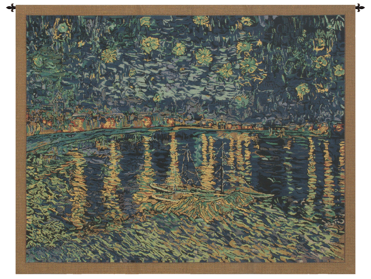 Van Gogh's Starry Night Over the Rhone Tapestry Wholesale