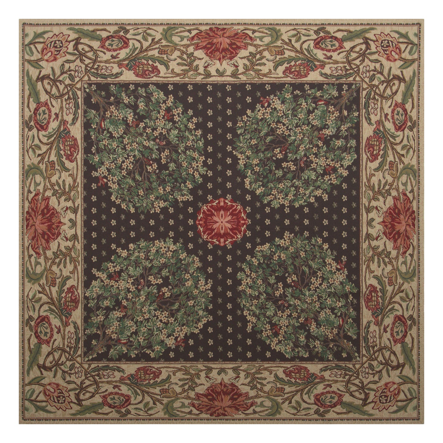 Tree of Life Brown Afghan Throw Wholesale