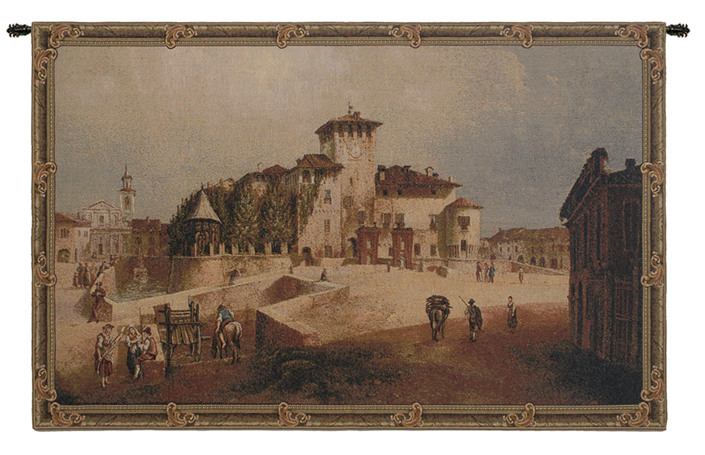 Castle of Parma Italian Wall Tapestry