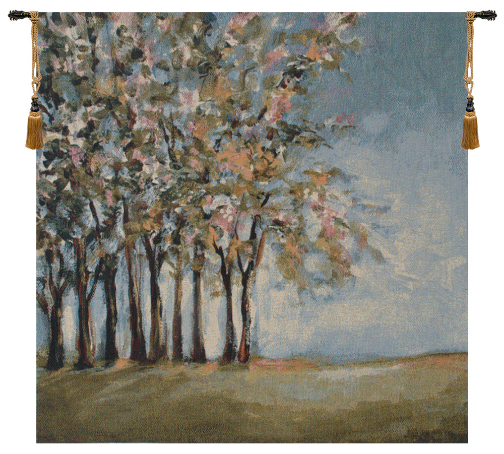 Tree in Spring Fine Art Tapestry