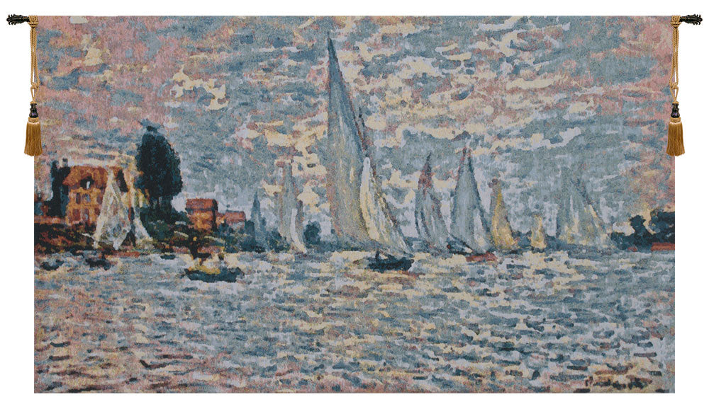 Regatta a l'argenteuil Belgian Tapestry Wall Art