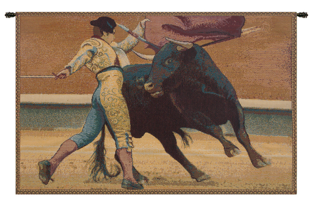 Bullfighter Torero Italian Wall Tapestry