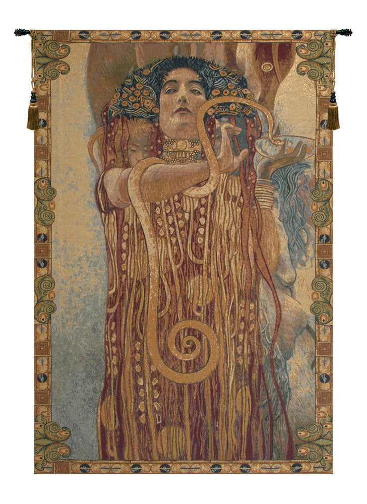 Hygeia by Klimt Italian Wall Tapestry