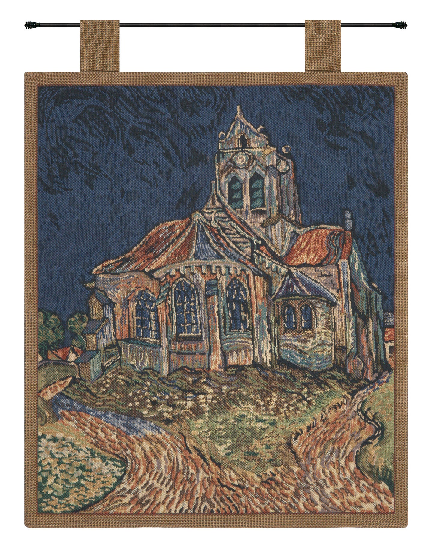 Church of Auvers I Tapestry Wholesale