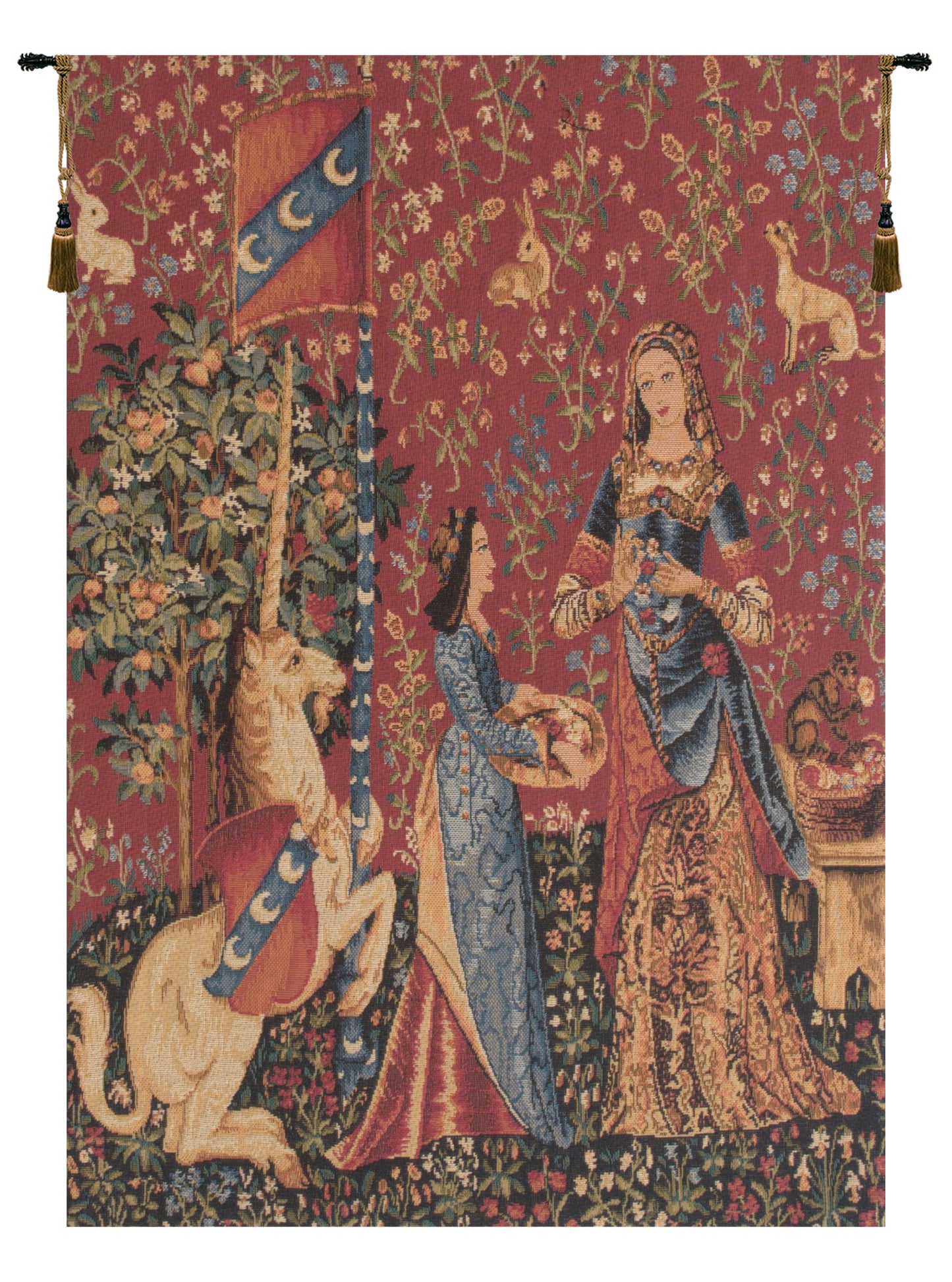 The Smell L'odorat Small European Tapestry