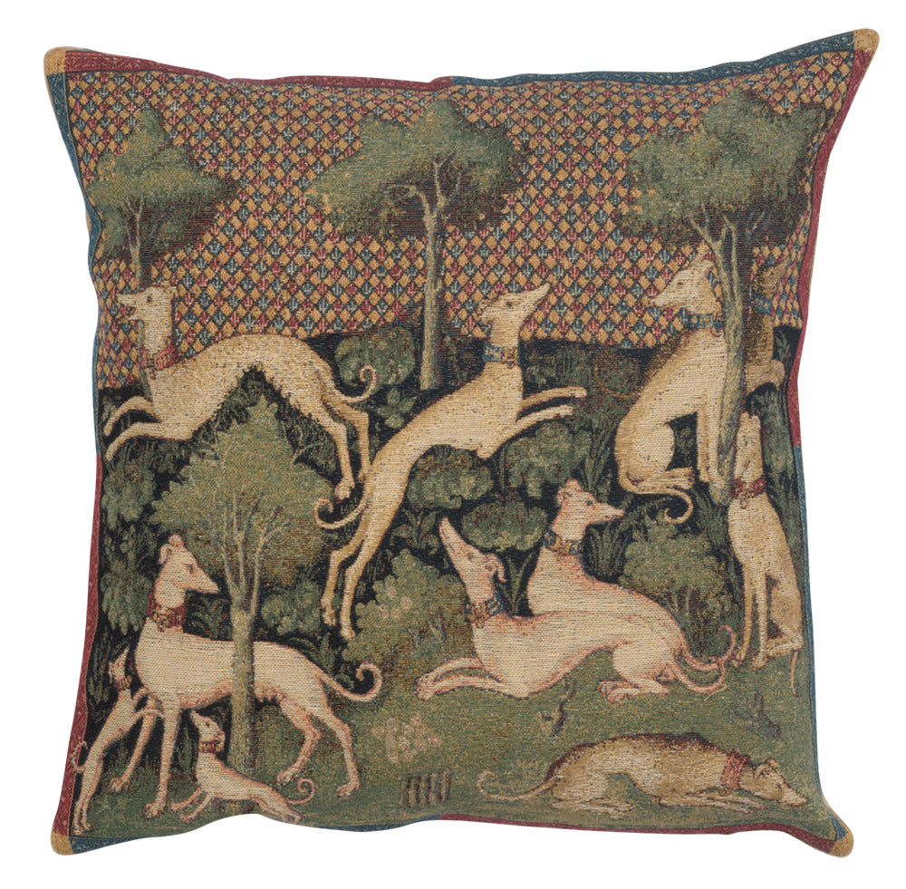 Medieval Dogs European Cushion Covers