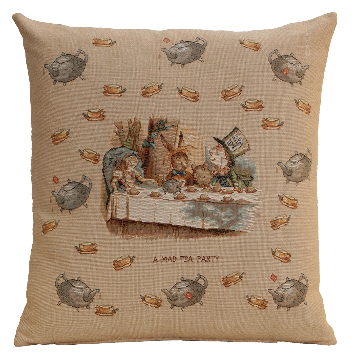 The Tea Party Alice In Wonderland French Cushion Cover