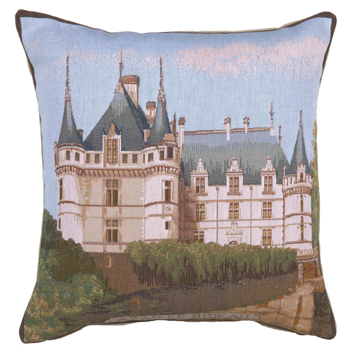 Castle Azay Le Rideau French Cushion Cover