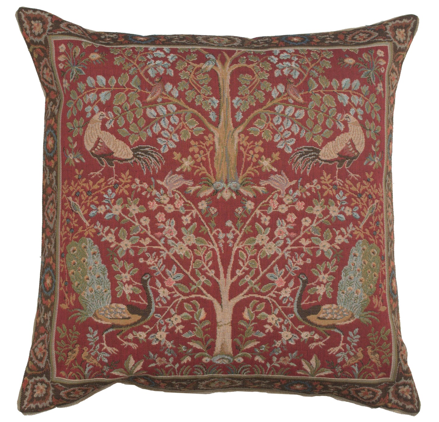 Tree In Red 1 French Cushion Cover