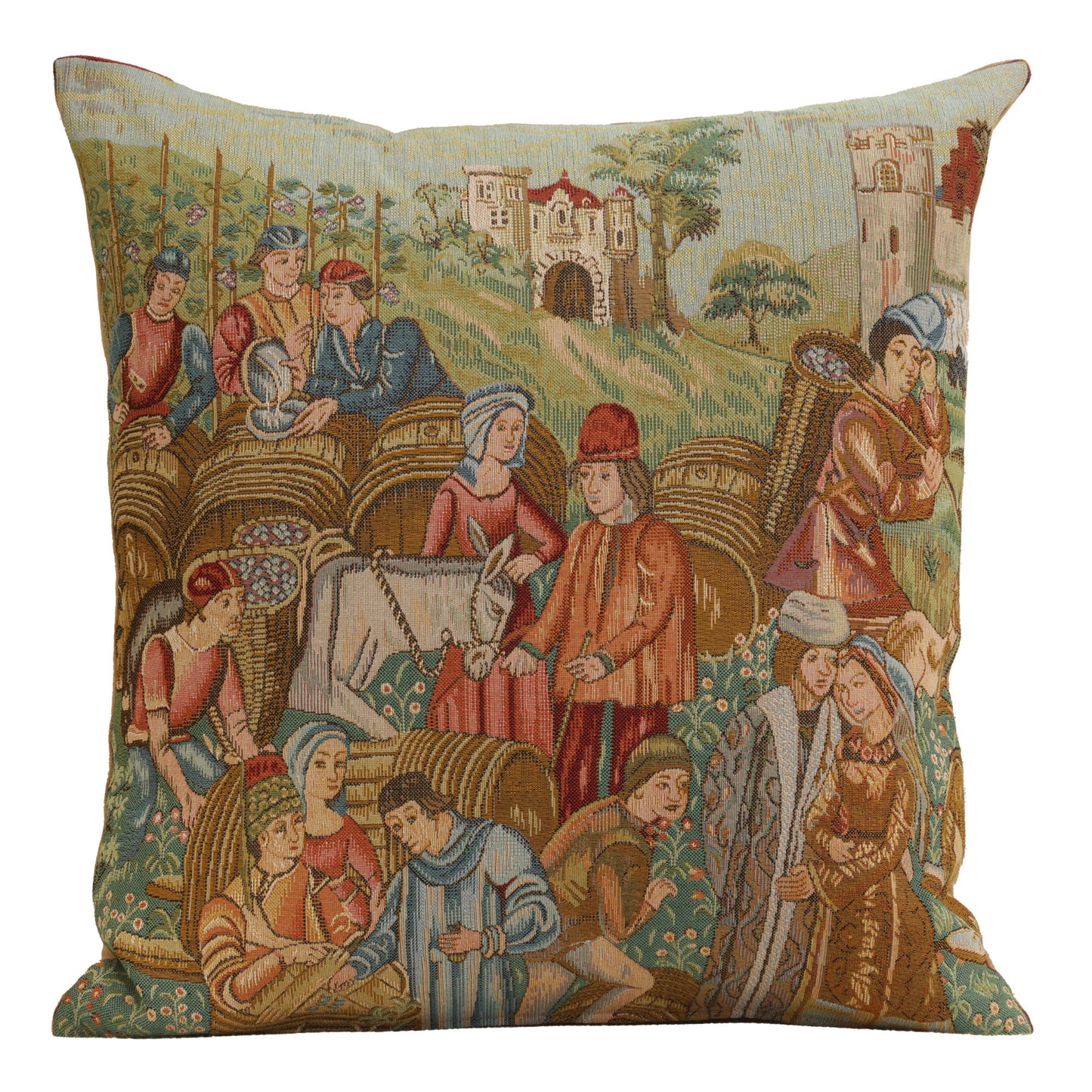 Wine Making II French Cushion Cover