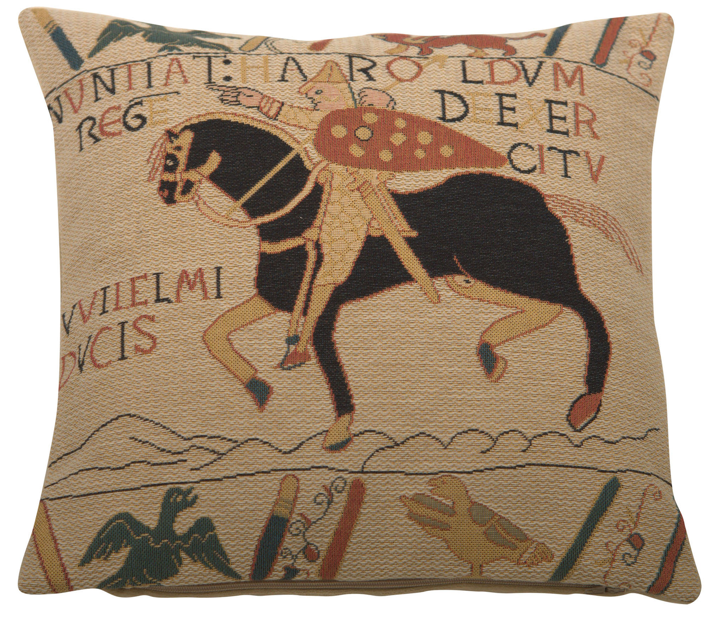 Bayeux Horse I European Cushion Covers