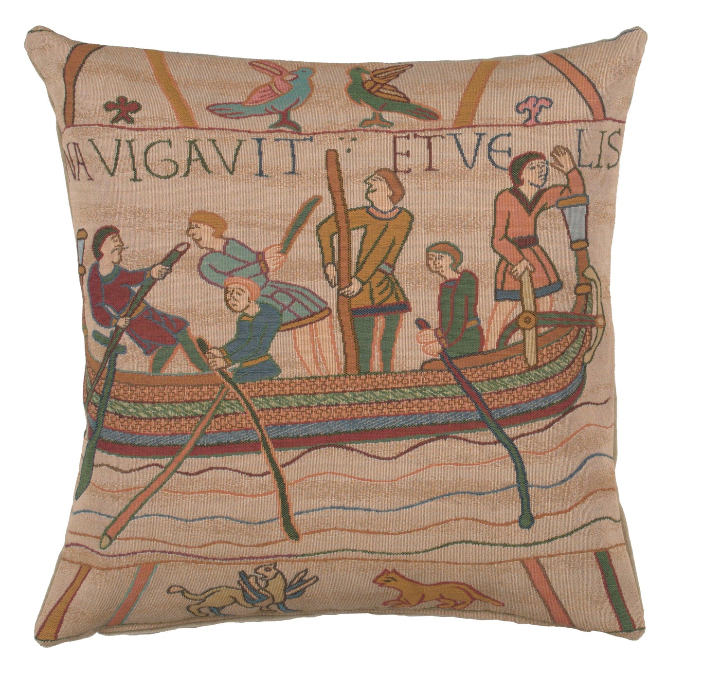 Bayeux L'Embarquement French Cushion Cover