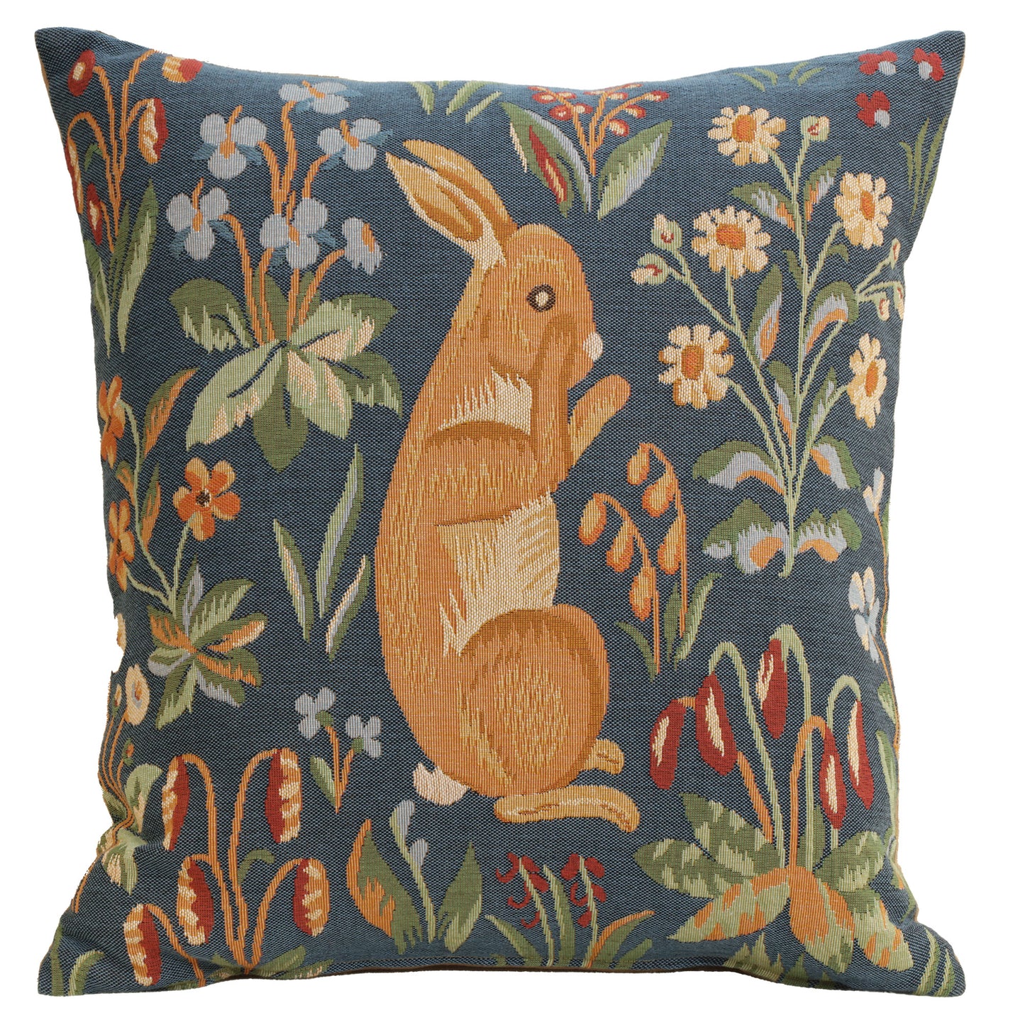 Medieval Rabbit Upright French Cushion Cover