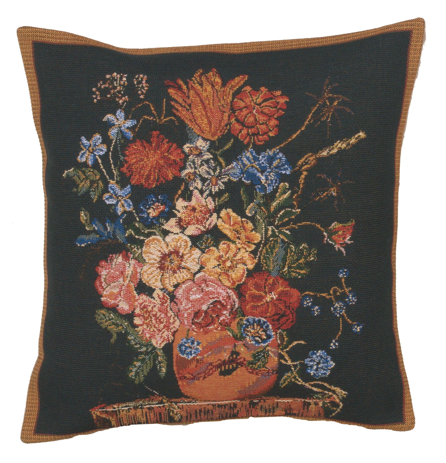 Terra Cotta Black IIII Cushion Cover Wholesale