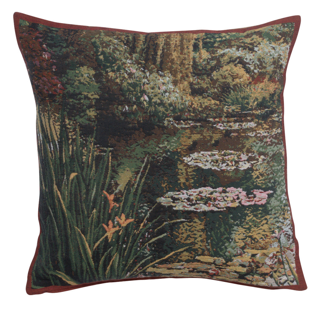 Greenery Monet's Garden European Cushion Cover